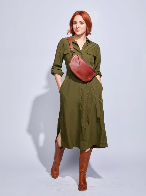 Vesper Sling Pack in Cognac - Image 2