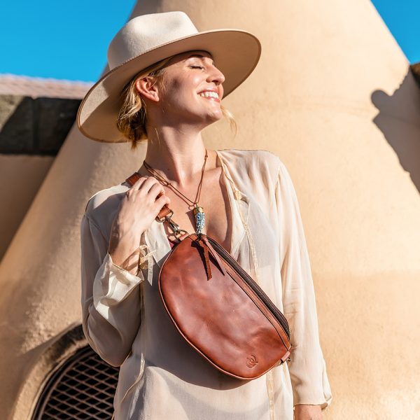 Vesper Sling Pack in Cognac - Image 5